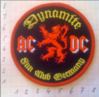 AC/DC Dynamite Fanclub Patch